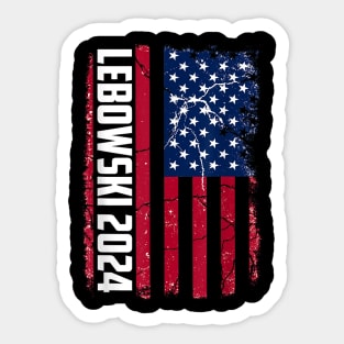 Lebowski Sobchak 2024 For President Sticker